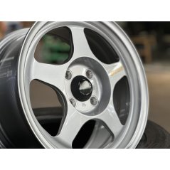 New 15X7 ET41 AOW Flow Formed Spoon Rim (4 Wheel) Gloss Silver 4X100