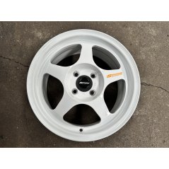 New 15X7 ET41 AOW Flow Formed Spoon Rim (4 Wheel) Gloss White 4X100