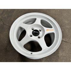 New 15X7 ET41 AOW Flow Formed Spoon Rim (4 Wheel) Gloss White 4X100