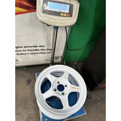 New 15X7 ET41 AOW Flow Formed Spoon Rim (4 Wheel) Gloss White 4X100