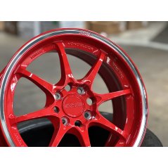 New 15X7 ET35 AOW Flow Formed CE28CR Rim (4 Wheel) Gloss Red 4X100
