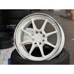 New 15X7 ET35 AOW Flow Formed CE28CR Rim (4 Wheel) Gloss White 4X100
