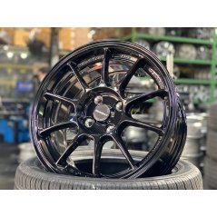 New 15X7 ET35 AOW Flow Formed TC105X Rim (4 Wheel) Gloss Black 4X100
