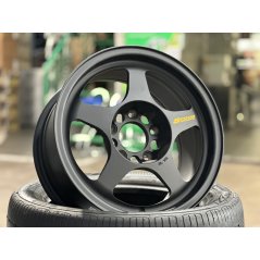 New 15X7.5 ET28 Aow Flow Formed Spoon Rim (4 Wheel) Matt Black 5X114.3