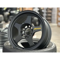 New 15X7.5 ET28 Aow Flow Formed Spoon Rim (4 Wheel) Matt Black 5X114.3