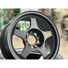 New 15X7.5 ET28 Aow Flow Formed Spoon Rim (4 Wheel) Matt Black 5X114.3