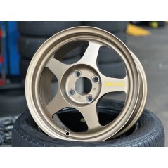 New 15X7 ET41 AOW Flow Formed Spoon Rim (4 Wheel) Gloss Gunmetal 4X100