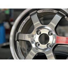 15X7 ET35 AOW Flow Formed TE37SL Rim (4 Wheel) Gloss Gunmetal 4X100