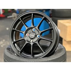 New 15X6.5 ET40 AOW Flow Formed TC105X Rim (4 Wheel) Matt Black 4X100