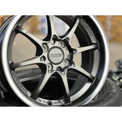 New 15X7 ET35 AOW Flow Formed CE28CR Rim (4 Wheel) Matt Gunmetal 4X100
