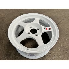 New 15X7 ET41 AOW Flow Formed Evo Rim (4 Wheel) Gloss White 4X100