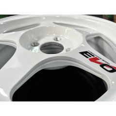New 15X7 ET41 AOW Flow Formed Evo Rim (4 Wheel) Gloss White 4X100