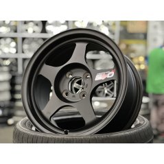 New 15X7 ET41 AOW Flow Formed Spoon Rim (4 Wheel) Matt Black 4X100