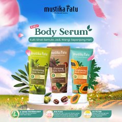 Mustika Ratu Papaya Brightening Body Serum with Niacinamide, Vitamin C