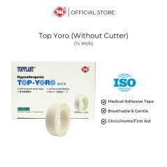 Top Yoro 24's 1/2 Inch Soft Surgical Paper Tape (without Cutter)