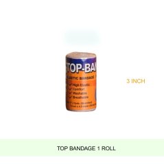 Top Bandage 12's 3 Inch Elastic Bandage for Joint and Muscle Injuries