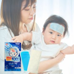 Topkool Fever Patch for Reducing Fever & Headaches (2 Sheets)