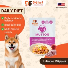 DF Dog Food Daily Diet - Mutton (1 x 150g)
