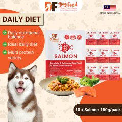 DF Dog Food Daily Diet- Salmon (10 x 150g)