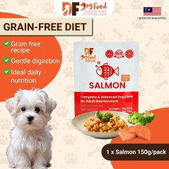 DF Dog Food Grain-Free Diet - Salmon (1 x 150g)