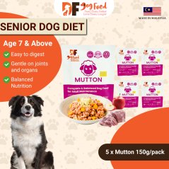 DF Dog Food Senior Diet - Mutton (5 x 150g)