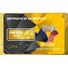 Ansari Micro Gold Bar - 0.1g (100mg)