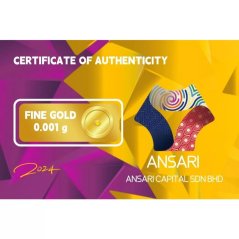 Ansari Micro Gold Bar - 0.001g (1mg)