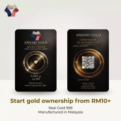 Ansari Micro Gold Bar - 0.002g (2mg)