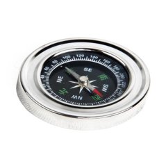 Hometech2u MAP MEASURER COMPASS DISTANCE CALCULATOR OUTDOOR CAMPING HIKING TOOL (SILVER)
