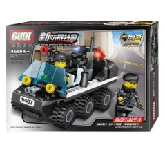 Hometech2u KIDS ADULT EDUCATIONAL TOY BUILDING BRICKS SWAT PATROL ARMORED CAR BLOCKS ASSEMBLED GIFT (COLORMIX)