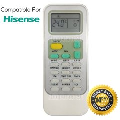 Hometech2u Hisense Air Cond Air Conditioner Remote Control Replacement
