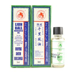 Lionball Medicated Oil 3ml X 12 BOT - Value Pack