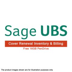 Ipohonline Sage Cover Renewal - Sage UBS Inventory & Billing - 1 Year (Basic) + Add-on Upgrade User Pack  2 User ( TOTAL : 3 USER ) - Free 16GB Pendrive, eRomman Marketplace