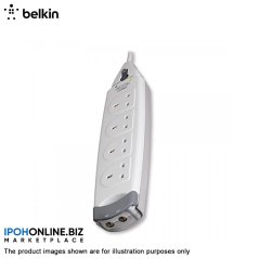 Ipohonline Belkin F9H402sa2M-MY 4-Socket Surge Protector with Aerial TV Port - 2 Meter, eRomman Marketplace