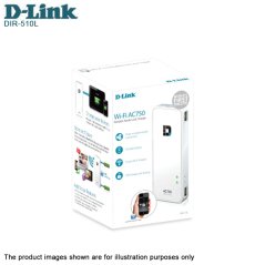 Ipohonline D-Link DIR-510L Wi-Fi AC 750Mbps Portable Router and Charger (4000Mhz)Support 3G / 4G LTE Adapter, eRomman Marketplace