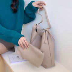 Gdeal Elegant Korean Women Casual Leisure Large Capacity PU Messenger Shoulder Bag With Pouch
