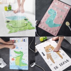 حصيرة حمام بتصميم رسومات كرتونية مضادة للانزلاق