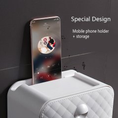 علبة مناديل الحمام بنمط موزع مضاد للماء بتصميم مبدع
