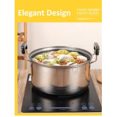 Gdeal 6pcs Stainless Steel Soup Pot Casserole Cookware (CW-7126)