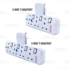 Hometech2u SUNSTAR WALL T-ADAPORT EXTENSION SWITCH SOCKET WITH SURGE PROTECTED (SIRIM APPROVED), eRomman Technologies Sdn Bhd