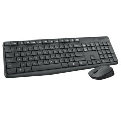 Ipohonline LOGITECH MK235 WIRELESS COMBO KEYBOARD & MOUSE (Black)
