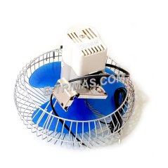E-trimas 8 Inch Taiwan Oscillating Motor Automotive Fan For Auto Car Trucks Buses 12V 24V
