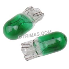E-trimas T10 12V Auto Dashboard Meter Color Bulb (2PCS)