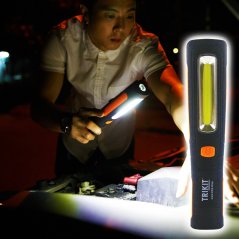E-trimas iTorch™ (rechargeable) Super Bright Working Lamp Torch Light with 2 Magnets and Hanging Hook