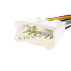 E-trimas 10 Pin Toyota Audio Radio Control Harness Socket Connector