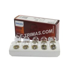 E-trimas 13821CP Genuine PHILIPS Standard Parking Interior Globe R5W 24V 5W BA15s (2PCS)