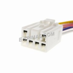 E-trimas Toyota Fortuner 6 Pin Audio Radio Control DVD Player Harness Socket Connector