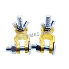 E-trimas Butterfly Battery Terminal Clamp Easy Install Daihatsu N150 N200 (1SET)