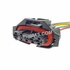 E-trimas 5 Pin Bosch Injector Automotive Socket Connector