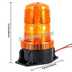 E-trimas 30 LED Car Bus Forklift Roof Mini Beacon Lamp Flash Warning Strobe Light